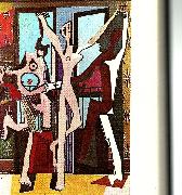 pablo picasso tre dansande oil on canvas